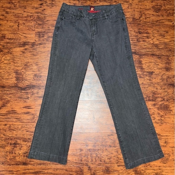 Vintage Wide-Leg Bootcut Boogie Black Jeans, Sasson Ooh La La, Women’s Size 10 - Picture 1 of 11